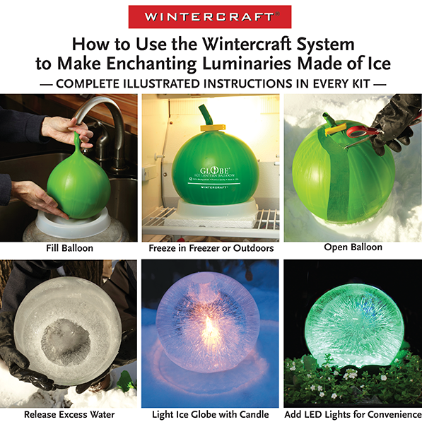 how to make an ice lantern
