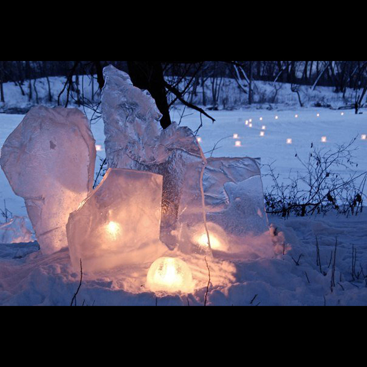 Ice Luminary Mold “Sheet Ice” - Wintercraft
