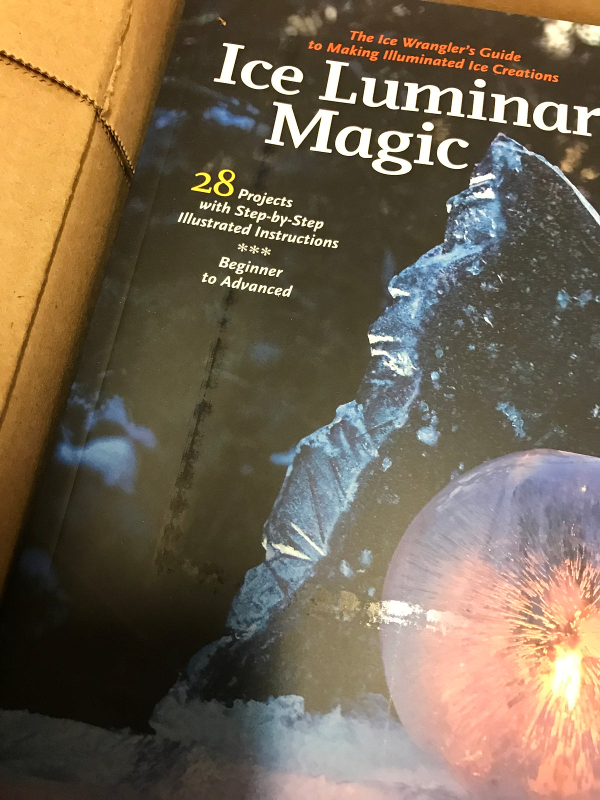 Ice Luminary Magic book - &quot;2nds&quot; damaged cover